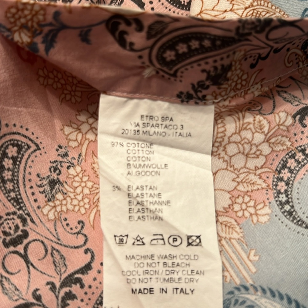 Etro Multicolor Patchwork Blouse - Picture 12 of 12